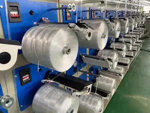 PP Split Film Kunststoff Flach faser herstellung Maschinen linie Faser garn Extruder Maschinen linie zur Herstellung von Polypropylen garn