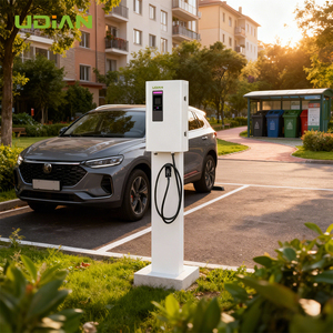 เครื่องชาร์จรถยนต์ไฟฟ้าแบบติดผนัง 20kW NACS DC สำหรับการชาร์จในเมือง พร้อมดีไซน์ที่เข้ากันได้กับเทสลา - Product Image 4