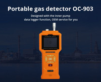 Analyseur de gaz ozone portable IP65 OC-903 avec alarme de dépassage de limite, plage 0~20ppm, pour atelier de désinfection à l'ozone
