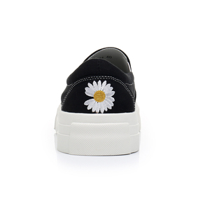 <span class=keywords><strong>Zapatillas</strong></span> de Lona <span class=keywords><strong>Blancas</strong></span> y Negras Estilo Slip-On OEM, Zapatos para Caminar para <span class=keywords><strong>Hombre</strong></span> y Mujer - Product Image 3