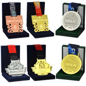 Kostenlose Musterdesign-Medaillen nach Maß für Taekwondo, Badminton, Basketball, Marathon, 3D-Auszeichnung, Sport-Medaillen aus Metall, Messing, Zinklegierung - Product Image 3