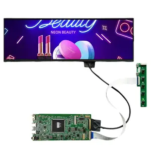 Tela lcd de 12.7 polegadas, tela lcd tft 120hz, ultra fina, barra de estiramento de alto brilho, display lcd ips com tela sensível ao toque