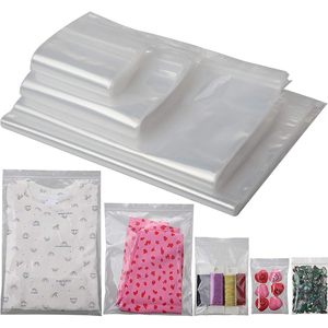 Bolsas de Almacenamiento Transparentes con Cierre Hermético, 4 Tamaños, Paquete de 100, Plástico de 2 Mil, Sellado Reutilizable para Joyería, Ropa y Viajes - Product Image 1