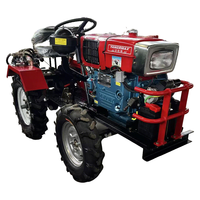 Maquinaria y Equipo Agrícola, Mini Tractor Agrícola de Cuatro Ruedas con Motor Diésel de 18 Caballos de Fuerza y Transmisión por Engranajes