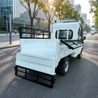Nouveau véhicule utilitaire électrique à quatre roues, petit camion de marchandises à cabine haute, entièrement fermé, haute efficacité