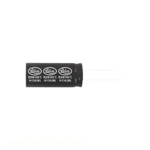 Condensateur RADIAL CAP ALUM 22UF 20% 16V RXW220M1CBK-0511S du fabricant Channel - Product Image 1