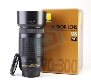 <span class=keywords><strong>Objectif</strong></span> zoom HFT professionnel <span class=keywords><strong>AF</strong></span>-<span class=keywords><strong>P</strong></span> DX Nikkor 70-300mm F/4.5-6.3G ED pour reflex numérique, ouverture F22-32, distance de mise au point minimale de 1,1 m - Product Image 1