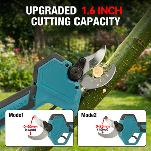 Pruning Shear Battery Powered Cordless Portable Pruner Lightweight for Garden <b>Tree</b> <b>Branch</b> Cordless Operation No Need for Power C - Product Image 5