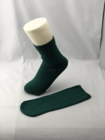 Chaussettes en polyester respirantes écologiques jetables pour femmes, à pois roses, pour l'automne, usage quotidien