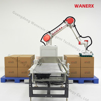 Robot collaboratif WANERX pour la palettisation, moteur facile à utiliser, matériau en aluminium, capacité de production de 600/heure pour l'industrie alimentaire
