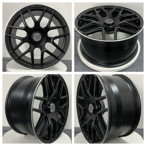 Jantes forgées sur mesure directement <span class=keywords><strong>de</strong></span> l'usine, tailles <span class=keywords><strong>16</strong></span>, 17, 18, 19, 20, 21, 22 <span class=keywords><strong>pouces</strong></span>, PCD 5x115, jantes sport, finition <span class=keywords><strong>noir</strong></span> mat, alliage d'aluminium - Product Image 2