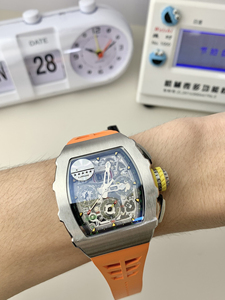 RM Luxury Titanium Alloy Case Sports Multi-Functional Chronograph 50m Waterproof Men's Automatic Mechanical <b>Watch</b> <b>Watch</b> - Product Image 1