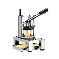 Aardappelsnijmachine, groentesnijder voor thuisgebruik, handmatig, roestvrij staal, eenvoudig te bedienen, groente- en fruitsnijder voor aardappelreepjes