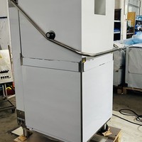 Lave-vaisselle professionnel de type hotte pour restaurant avec conception robuste