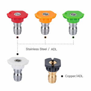 Accessoires de lavage de voiture électrique avec nettoyage à <span class=keywords><strong>haute</strong></span> <span class=keywords><strong>pression</strong></span> Filetage interne G1/4 vers adaptateur série K2-<span class=keywords><strong>K7</strong></span> 5 buses en plastique - Product Image 6