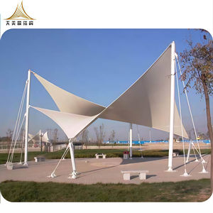 Bóng cấu trúc 2025 mới cảnh quan che Tán lều ngoài trời <span class=keywords><strong>pvdf</strong></span> PTFE độ bền kéo cấu trúc màng - Product Image 3
