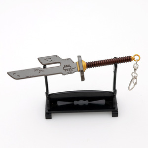 2 modèles de mini <span class=keywords><strong>épée</strong></span>s en métal de haute qualité Anime Jujutsu JJK de 16-20 cm, en alliage, avec emballage sous blister - Product Image 6