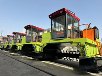 Composteur de vers de déchets d'animaux Mélangeur de compost automatisé Turner Machine