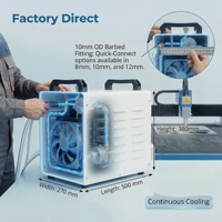 Refroidisseur d'eau industriel JL-3000, refroidisseur laser CO2 portable pour machines laser CO2 de 60 à 100 W et appareils laser médicaux