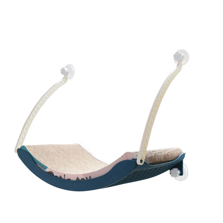 Blue with scratcher board