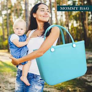 Bolsa de Playa Ecológica de EVA, Tamaño Grande, Impermeable, Lavable, Duradera, Premium, Elegante, Personalizable, Negra, ALF-038 Laudtec - Product Image 4