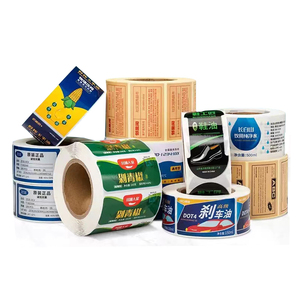 Các Nhà Sản Xuất Tùy Chỉnh Riêng Tên Thương Hiệu In Ấn Logo Dính Cuộn Nhãn Dán Cho Bao Bì Tùy Chỉnh Pantone Màu Sắc - Product Image 1