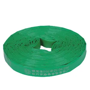 1Inch Pvc Layflat Landbouw Irrigatie Waterpomp Groene Slang