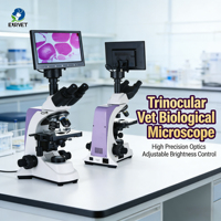 Microscope numérique à écran tactile pour équipement vétérinaire EUR VET avec écran Optica Microscope Optique