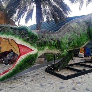 Grande sculpture de dinosaure de taille réelle réaliste faite à la main pour la <span class=keywords><strong>d</strong></span>écoration de parc de dinosaures - Product Image 6