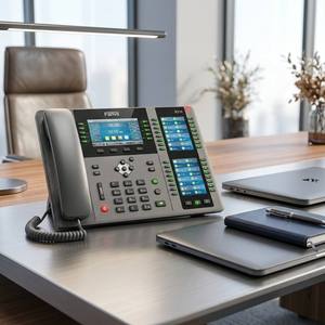 Téléphone IP d'entreprise X210 avec écran triple couleur, 20 lignes SIP, 106 touches DSS, <span class=keywords><strong>Bluetooth</strong></span>, réception vidéo 1080P, Gigabit PoE, téléphone VoIP - Product Image 3