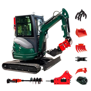 Mini-excavatrice sur chenilles certifiée EPA 5 UE, 2-3,5 tonnes, moteur CE, nouvelle machine de terrassement agricole, vente chaude - Product Image 1
