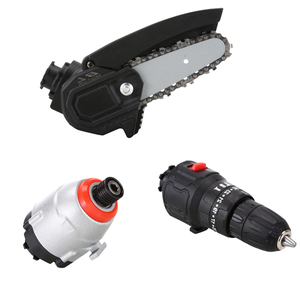 Kit combiné d'outils électriques <span class=keywords><strong>sans</strong></span> <span class=keywords><strong>fil</strong></span> 21V <span class=keywords><strong>sans</strong></span> balais 5 en 1 : Clé à chocs, <span class=keywords><strong>Perceuse</strong></span> à percussion, Meuleuse d'angle, Scie sauteuse, 2 batteries au lithium OEM - Product Image 5