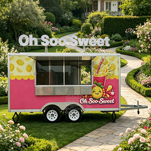 Fully Equipped Coffee Truck Heavy Duty Sandwich Trailer Stainless Steel Food Cart - Product Image 6