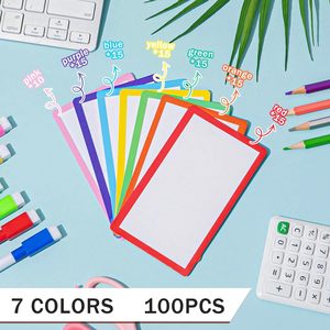 Khô xóa chỉ số thẻ nhiều lớp thẻ tái sử dụng khô xóa Lưu ý Flash Sheets thẻ trò chơi cho các trường học văn phòng nhà để làm danh sách - Product Image 3