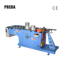 Machine de fabrication de coudes de tuyaux ronds à prix d'usine Preda pour la climatisation et la chaleur (HVAC) en tôle galvanisée