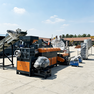 Horizontal Plastic Pallet Scrap Waste Shredder Granulator Regranulation Matching Unit Reprocess Pre-Processing Machine Color - Product Image 6