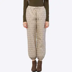 Vente en gros de pantalons de loisirs personnalisés, matelassés classiques pour femmes, pantalons de jogging cargo, pantalons, joggers superposés - Product Image 1
