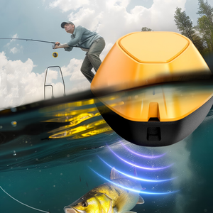 Détecteur de poissons sans fil par <span class=keywords><strong>sonar</strong></span>, détecteur de pêche ultrasonique avec vision nocturne HD sous-marine - Product Image 5