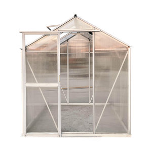 บ้านหลังเล็กหนึ่งหลังพร้อมเรือนกระจกอลูมิเนียมแบบ Cold Frame สำหรับปลูกพืชในร่มที่ดีที่สุด - Product Image 5