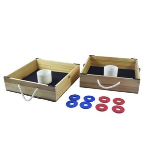 Jeu de lancer de cerceaux en bois de pin de qualité supérieure pour l'extérieur, sport et divertissement, vente en gros - Product Image 4