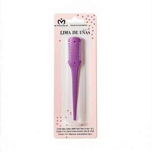Lima de uñas, paquete de 24 unidades, color morado y rosa, para manicura y pedicura - Product Image 2