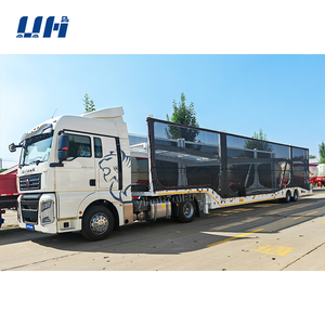 Venta caliente <span class=keywords><strong>de</strong></span> <span class=keywords><strong>tres</strong></span> <span class=keywords><strong>ejes</strong></span> Remolque <span class=keywords><strong>de</strong></span> coche Fabricante Contenedor Coche Transporte Semirremolque - Product Image 5