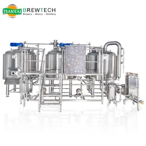 食品グレードステンレス鋼醸造所ビール醸造設備ターンキービール醸造設備マイクロ醸造所