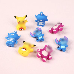 Bolígrafos de Diseño de Lujo con Cuentas Decorativas 3D de Dibujos Animados, <span class=keywords><strong>Pika</strong></span> Chu, Fresa, Oso, Silicona de Grado Alimenticio, Ecológica, Suave - Product Image 5