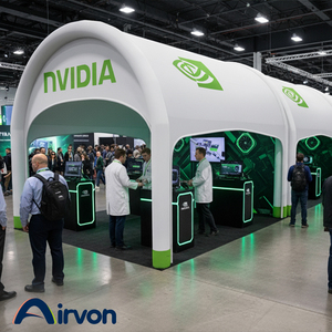 خيمة قابلة للنفخ مقاومة للماء للتوصيل السريع، مخصصة لترويج العلامة التجارية في المعارض - Product Image 1
