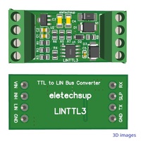 LINTTL3 LIN 2.1/SAE J2602 Transceptor Controlador de Protocolo Maestro-Esclavo de Bus 20Kbps UART TTL232 RS485 Analizador de Datos K-line CAN