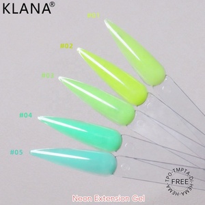 KLANA Neon Builder UV Gel Non Toxique Formule Vegan à Base d'Eau Écologique & Longue Durée pour Salon de Manucure Professionnel - Product Image 5