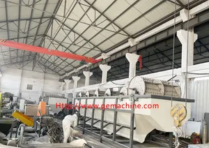 Qe granulators 1500 kg/giờ hoàn toàn tự động Chai PET tái chế dòng máy mới cho nhựa pelletization với nhãn Remover