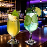 Nouveau Verre à Cocktail Hurricane Anti-fuite Design Moderne Verre à Boissons Multifonctionnel Haut de Gamme pour Jus et Bière