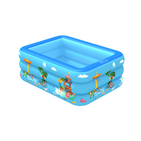 Stock Gros Piscine Familiale Extérieure pour Enfants Adultes 150cm Piscine Gonflable Portable Bébé
